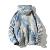 Single Breasted Tie Dye Hoodie Men Clothing Harajuku Hoodies For Men Sweatshirts M-5XL Autumn New Arrivals