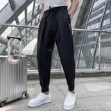 Foesce Brand Clothing Men's Spring High Quality Casual Pants/Male Spring Fashion Business casual Trousers Loose Haroun Pants 29-36