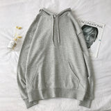 Men Hoodie with Pocket Solid Large Size Casual Hoodies Male Spring Autumn New Long-sleeved Couple Tops Loose 5XL