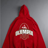 Autumn and winter New Orsay Commemorative Fitness Hooded Sweatshirt Trend Olympia Casual Running Sports Tops