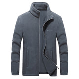 Men's Fleece Jacket Autumn Spring Large Size Big and Tall Men Clothing Jacket Liner Cardigan Plus Size Coat Male 9XL 8XL 7XL 6XL