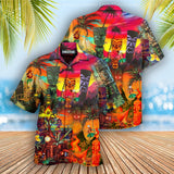 Foesce Loose Breathable 3d Print Trendy Cool Fashion Hawaiian Shirts Beach Party Tops Short Sleeves Summer Men's Shirts