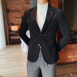 Men's Corduroy Fabric Casual Business Suit/Male Slim Fit Fashion Leisure Blazers/Men's Jacket Brand Clothing Coats  S-5XL