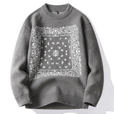 Japanese style hip hop loose pullover sweater oversized knitted women and men christmas sweaters jersey unisex jumper