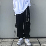 Techwear Men's Sets Cargo Pants Men's Shirt Kit Long Sleeve Shirts Korean Streetwear Hip Hop Harajuku Spring