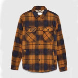 Foesce Plaid Jacket Men Autumn Winter New Casual Fleece Warm Shirt Coats Male Regular Outerwear Coats