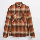 Foesce Plaid Jacket Men Autumn Winter New Casual Fleece Warm Shirt Coats Male Regular Outerwear Coats