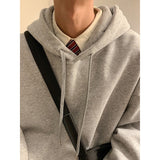 Foesce Solid Color Sweatshits Men's Fashion Hooded Loose Autumn Unisex Hoodies Hip Hop Casual Male New Brand Pullovers