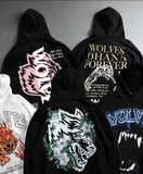 Foesce FashionBrand Sport Wolves Hoodies Graphic Oversized Gym Workout Men Women Cotton Clothing Darcsport Designer Hoodies Sweatshirts