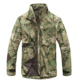 Men Camouflage Military Tactical Jacket Winter Sharkskin Soft Shell Windbreaker Jackets Fleece Coat Army Hunt Clothes