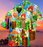 Foesce Loose Breathable 3d Print Trendy Cool Fashion Hawaiian Shirts Beach Party Tops Short Sleeves Summer Men's Shirts