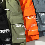 Summer Japanese Streetwear Cargo Shorts Multi-Pockets Hip Hop Fashion Looser Joggers Sports Shorts pants Casual Beach bermuda