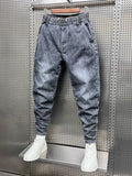 Casual Gradient Gray Jeans Men Fashion Loose Hip Hop Harem Pants Outdoor Joggers Trousers Designer Streetwear