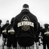 Autumn and winter New Orsay Commemorative Fitness Hooded Sweatshirt Trend Olympia Casual Running Sports Tops