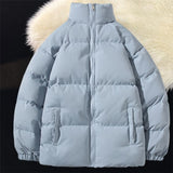 Women Thicken Parka Stand Collar Cotton Padded Jackets Letter Fashion Female Thicken Winter Coats New