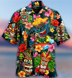 Foesce Loose Breathable 3d Print Trendy Cool Fashion Hawaiian Shirts Beach Party Tops Short Sleeves Summer Men's Shirts