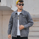 Men's Denim Jackets Plus Size Jeans Coats with Pockets Classic Design Loose Casual Oversized Male Streetwear Clothing