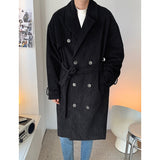 Autumn Corduroy Men Clothing Casual Business Trench Coat Mens Leisure Overcoat Top Quality Male Windbreaker Jackets for Men