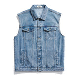 Man Vest Mens Vest Men Vest for Men Jackets Sleeveless Jeans Vest Denim Jacket Veste Homme Sleeveless Jacket Men Cotton Comfort