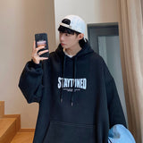 Foesce Autumn Letter Men's Hoodies Loose Fashion Brand Hooded Sweatshirts New Harajuku Couple Clothing Male Pullovers