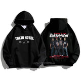 Foesce Tokio Hotel Unisex Cotton Hoodie Kaulitz Fashion Band Luxury Hooded Sweatshirt Plain Spring Autumn Print Men Women Pullover