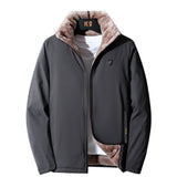 Men Winter Windproof Warm Thick Fleece Jacket Man Fashion Casual Solid Coats Autumn Brand Outwear Outdoor Classic Jacket