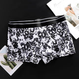 Underwear Men Sexy Pouch Bulge Underpants Male Solid Trunks Mens Ice Silk Boxer Soft Underpants Breathable Arrow Panties