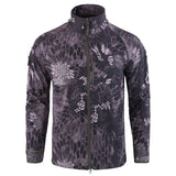 Men Camouflage Military Tactical Jacket Winter Sharkskin Soft Shell Windbreaker Jackets Fleece Coat Army Hunt Clothes