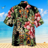 Foesce Loose Breathable 3d Print Trendy Cool Fashion Hawaiian Shirts Beach Party Tops Short Sleeves Summer Men's Shirts