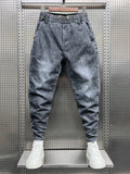 Casual Gradient Gray Jeans Men Fashion Loose Hip Hop Harem Pants Outdoor Joggers Trousers Designer Streetwear