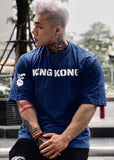 Men Casual printing Sports T-shirt Summer New gym Fitness Bodybuilding male Workout Short Shirts fashion Short Sleeves Tees