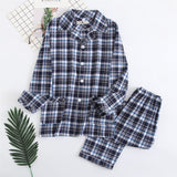 Men Pyjamas for Autumn and Winter Men's Ground Plush Cloth Flannel Warm Long Sleeved Long Pants Homewear Suit Men Pyjama Sets