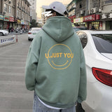 Letter Printed Oversized Hoodie Men Autumn New Male Casual Hoodies Sweatshirts Loose Streetwear Korean Fashion Hip Hop Tops