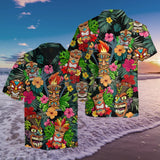 Foesce Loose Breathable 3d Print Trendy Cool Fashion Hawaiian Shirts Beach Party Tops Short Sleeves Summer Men's Shirts