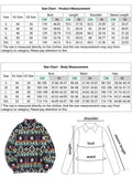 Hoodie for Men Ethnic Aztec Print Fluffy Sweatshirt Zip Up Streetwear Pullover Loose Turtleneck Sweats Unisex Style NEW