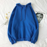 Men Hoodie with Pocket Solid Large Size Casual Hoodies Male Spring Autumn New Long-sleeved Couple Tops Loose 5XL