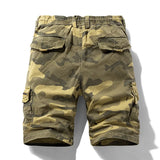 Foesce New Summer Men Cotton Cargo Camouflage Shorts Men Clothing Casual Breeche Bermuda Beach Jogger Shorts Male Hot