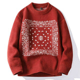 Japanese style hip hop loose pullover sweater oversized knitted women and men christmas sweaters jersey unisex jumper