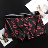 Underwear Men Sexy Pouch Bulge Underpants Male Solid Trunks Mens Ice Silk Boxer Soft Underpants Breathable Arrow Panties