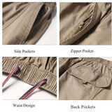 Big Size 6XL Men's Cargo Trousers Straight Leg Work Pants Men Cotton Casual Loose Spring Summer Wide Overalls Male Multi Pockets