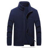 Men's Fleece Jacket Autumn Spring Large Size Big and Tall Men Clothing Jacket Liner Cardigan Plus Size Coat Male 9XL 8XL 7XL 6XL