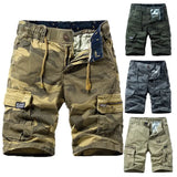 Foesce New Summer Men Cotton Cargo Camouflage Shorts Men Clothing Casual Breeche Bermuda Beach Jogger Shorts Male Hot