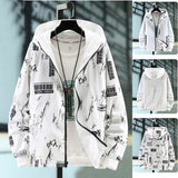 Men Reversible Jacket Waterproof Windbreaker Spring Autumn Hooded Male Coat Basic Casual Outwear hommes veste mens clothing