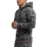 Foesce New Fitness Hoodies Men Autumn Brand tight Fashion camouflage Sportswear Sweatshirt Men's Track Outdoor Camping Long sleeve