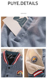 Men Baseball Jackets Spring Autumn New Embroidered Letters Corduroy Loose Coat Tracksuit Harajuku Retro Uniform Men's Clothing