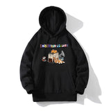 Hoodies Sweatshirts For Men Oversize Loose Printed Cartoon Sports Tops Hip-hop Trend Men’s Clothing Casual Long Sleeve Pullover