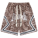 Fashion Zebra Alphabet Embroidery Shorts Hot Selling New Sport Shorts Fitness Jogging Workout Shorts Men And Women