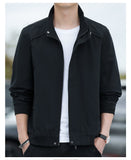 Jackets for Men Coats Men's Seven-part Sleeve Jacket Breathable Loose Standing Collar Large Yards of Cotton Casual Jacket M-5XL