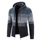 Cardigan Sweater for Men Color Matching Knitted Warm Autumn Winter Jacket Men Clothing Jersey Hombre