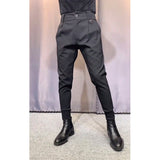 Spring Summer Men Suit Pants Fashion Casual Business Pants Men Slim Fit Ankle Length Office Trousers Men Dress Pants